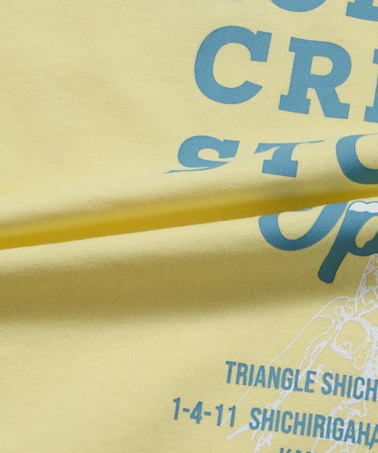 HOLIDAY ICECREAM×FREAK'S STORE  寬鬆 背部印花 圓領 T恤