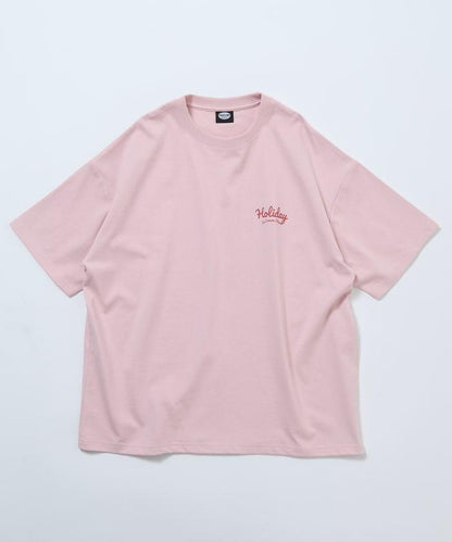 HOLIDAY ICECREAM×FREAK'S STORE  寬鬆 背部印花 圓領 T恤