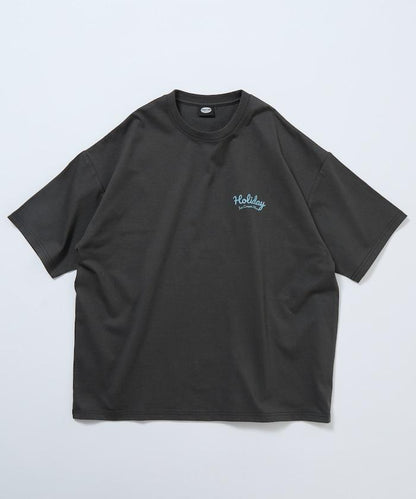 HOLIDAY ICECREAM×FREAK'S STORE  寬鬆 背部印花 圓領 T恤
