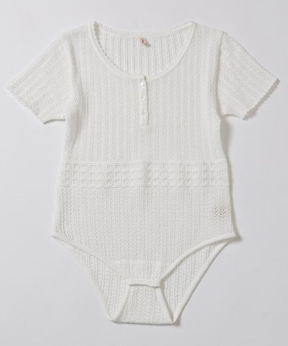 棉質針織連體衣 Knit leotard N26SS-K01