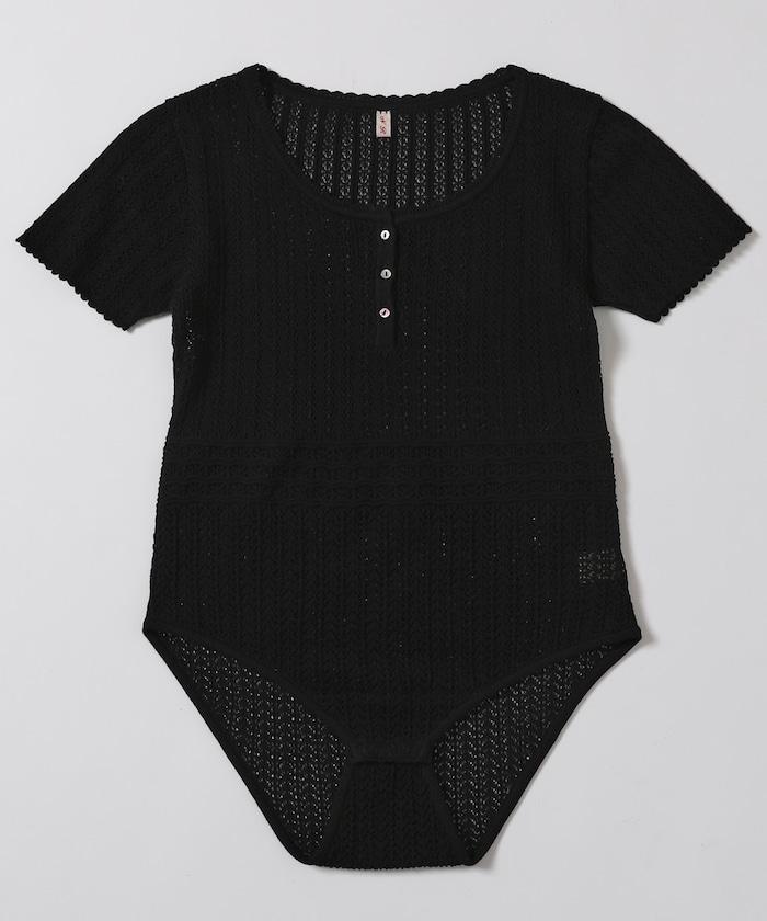棉質針織連體衣 Knit leotard N26SS-K01
