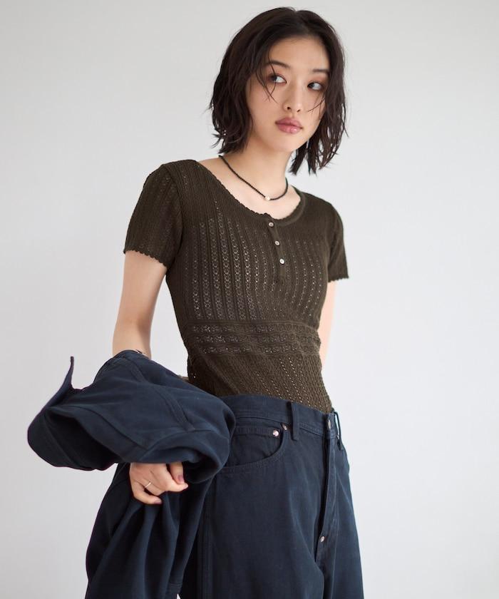 棉質針織連體衣 Knit leotard N26SS-K01