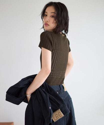 棉質針織連體衣 Knit leotard N26SS-K01