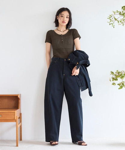 棉質針織連體衣 Knit leotard N26SS-K01