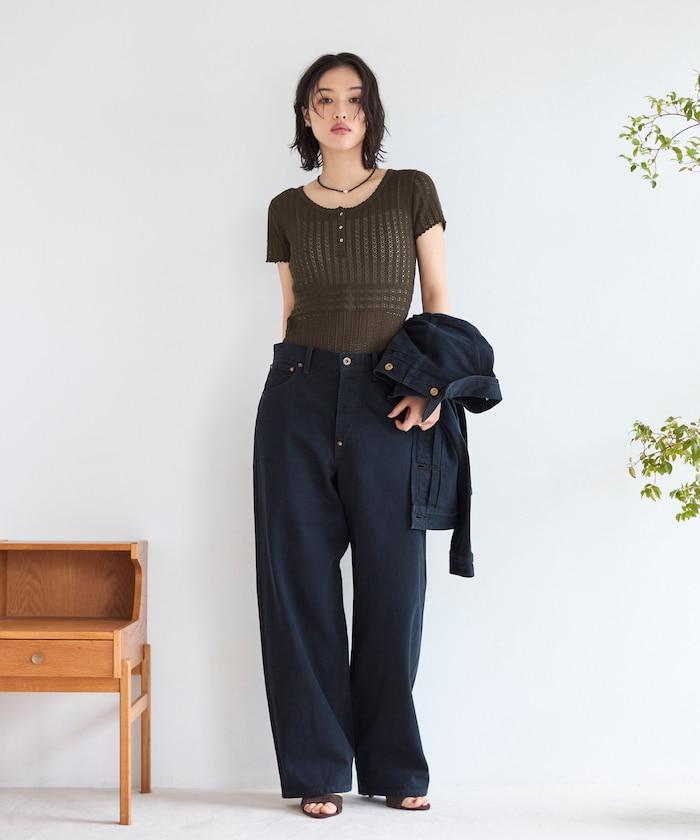 棉質針織連體衣 Knit leotard N26SS-K01