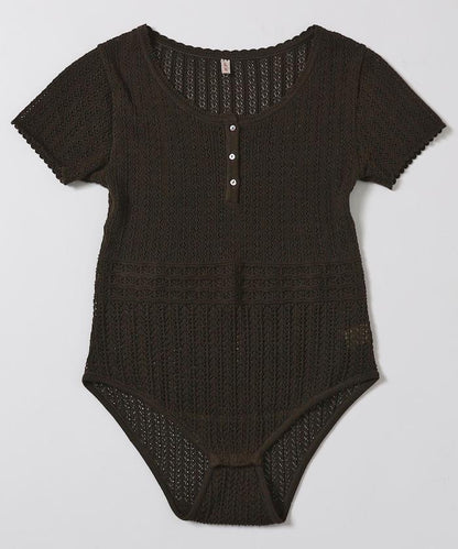 棉質針織連體衣 Knit leotard N26SS-K01