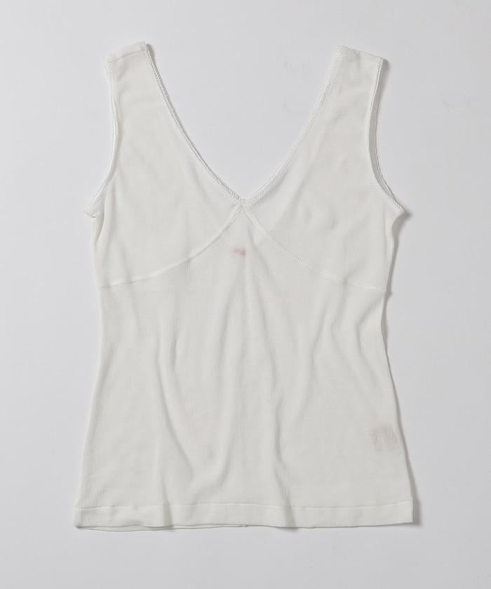 棉質羅紋背心 Cotton rib tank top N26SS-C05