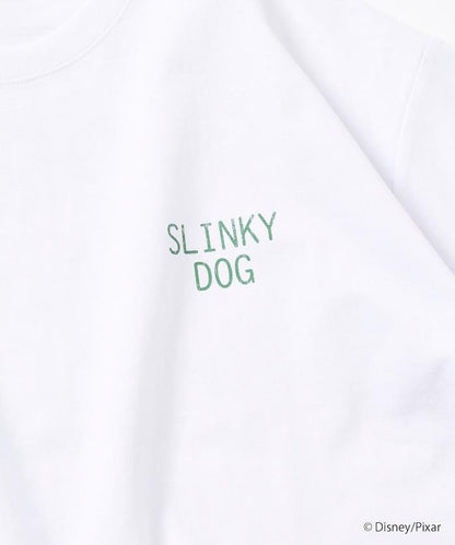 トイ・ストーリー（玩具總動員） Slinky Dog 主題 背部印花 圓領T恤