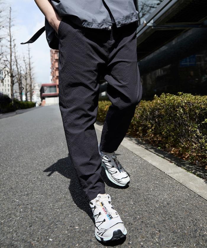 AiRide/エアライド 修身錐形 泡泡紗 可收納 吸水速幹 防紫外線 休閒褲