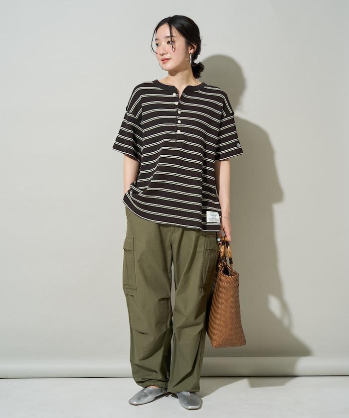 華夫格條紋短袖T恤