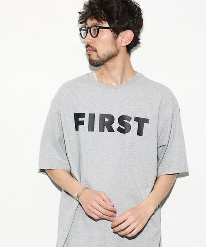 6盎司 前置logo印花 圓領印花T恤 PR FIRST