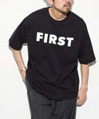 6盎司 前置logo印花 圓領印花T恤 PR FIRST