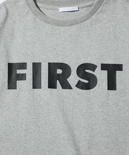 6盎司 前置logo印花 圓領印花T恤 PR FIRST