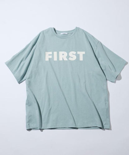 6盎司 前置logo印花 圓領印花T恤 PR FIRST