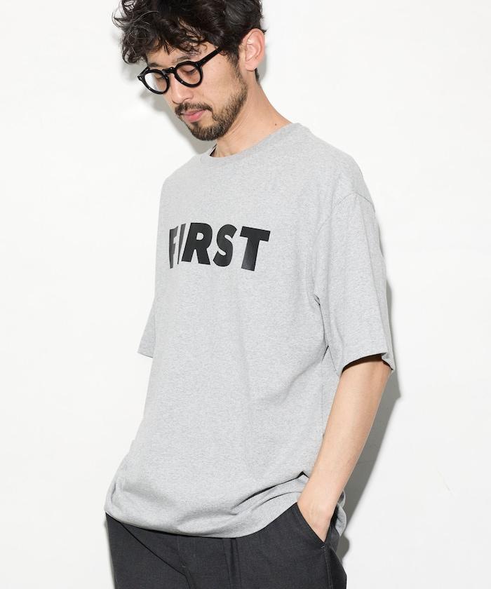 6盎司 前置logo印花 圓領印花T恤 PR FIRST