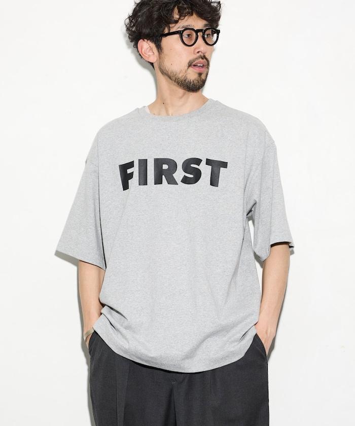 6盎司 前置logo印花 圓領印花T恤 PR FIRST