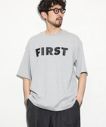 6盎司 前置logo印花 圓領印花T恤 PR FIRST