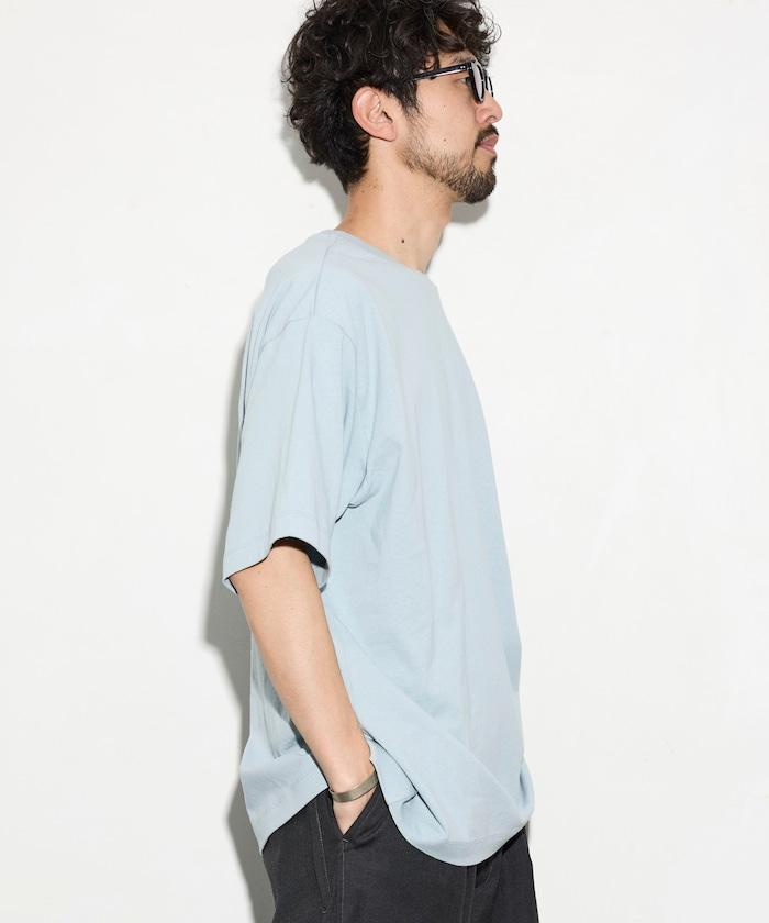 6オンス フロントロゴ 刺繍 クルーネックTシャツ / ワンポイントデザインTシャツ LEFT CHEST EMBROIDERY BOX FIRST