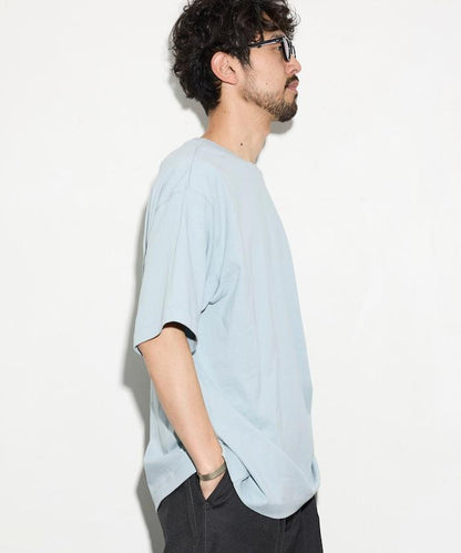 6オンス フロントロゴ 刺繍 クルーネックTシャツ / ワンポイントデザインTシャツ LEFT CHEST EMBROIDERY BOX FIRST