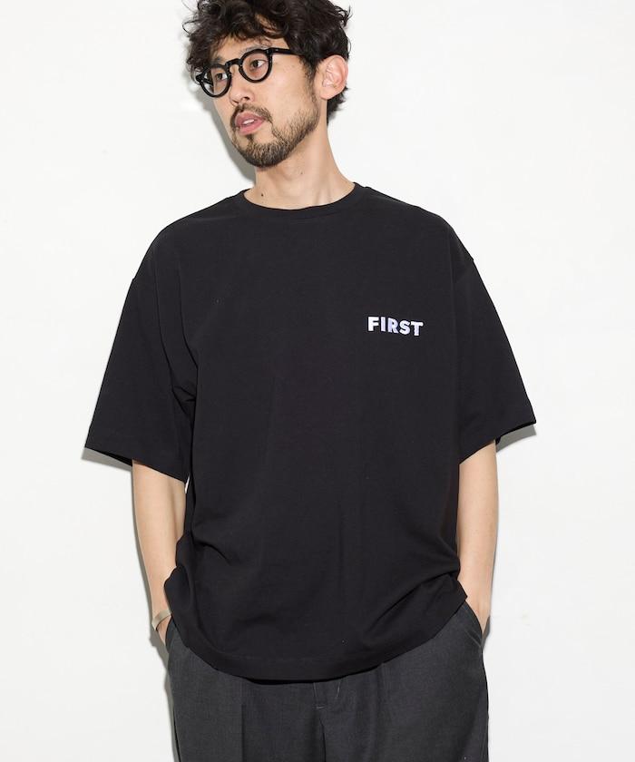 6オンス フロントロゴ 刺繍 クルーネックTシャツ / ワンポイントデザインTシャツ LEFT CHEST EMBROIDERY BOX FIRST