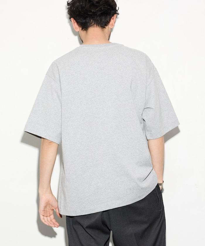 6オンス フロントロゴ 刺繍 クルーネックTシャツ / ワンポイントデザインTシャツ LEFT CHEST EMBROIDERY BOX FIRST