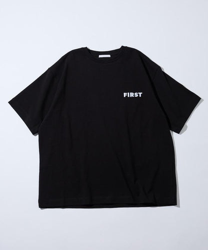 6オンス フロントロゴ 刺繍 クルーネックTシャツ / ワンポイントデザインTシャツ LEFT CHEST EMBROIDERY BOX FIRST
