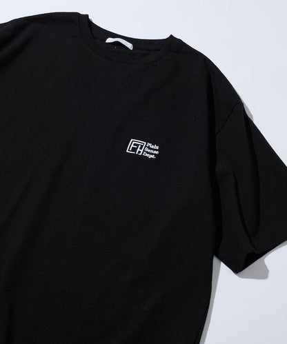 6オンス フロントロゴ 刺繍 クルーネックTシャツ / ワンポイントデザインTシャツ LEFT CHEST EMBROIDERY PSD