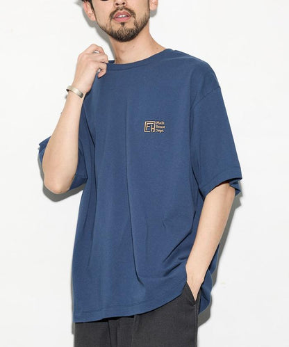 6オンス フロントロゴ 刺繍 クルーネックTシャツ / ワンポイントデザインTシャツ LEFT CHEST EMBROIDERY PSD
