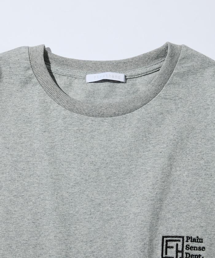 6オンス フロントロゴ 刺繍 クルーネックTシャツ / ワンポイントデザインTシャツ LEFT CHEST EMBROIDERY PSD