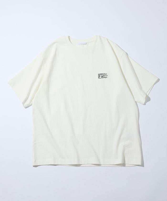 6オンス フロントロゴ 刺繍 クルーネックTシャツ / ワンポイントデザインTシャツ LEFT CHEST EMBROIDERY PSD