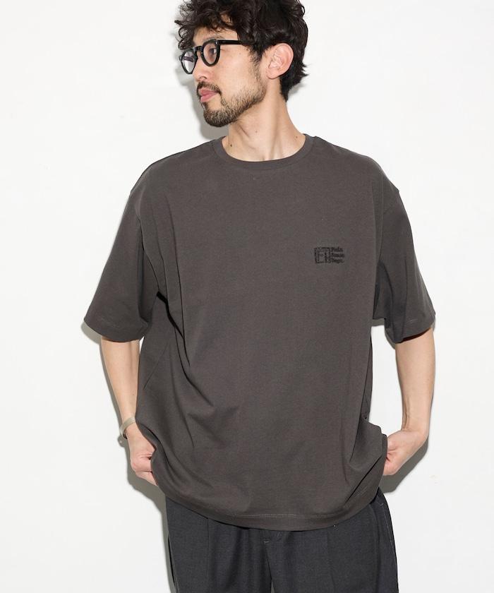 6オンス フロントロゴ 刺繍 クルーネックTシャツ / ワンポイントデザインTシャツ LEFT CHEST EMBROIDERY PSD