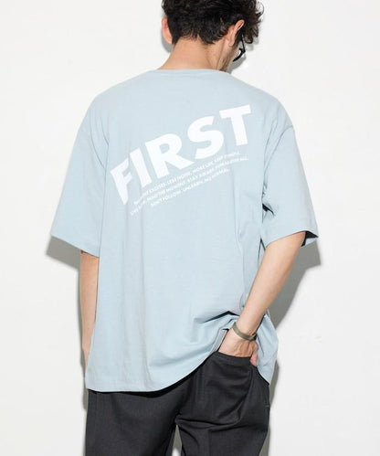 PRINT FRESH FIRST 6盎司 前LOGO印花 後背印花 圓領T恤