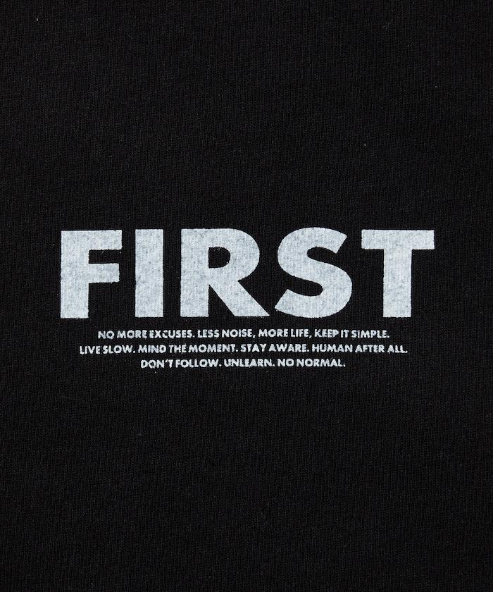 PRINT FRESH FIRST 6盎司 前LOGO印花 後背印花 圓領T恤