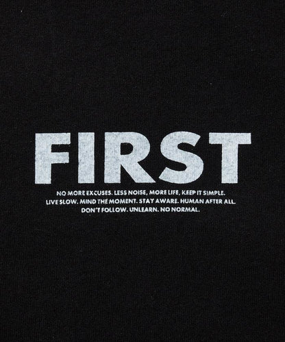 PRINT FRESH FIRST 6盎司 前LOGO印花 後背印花 圓領T恤