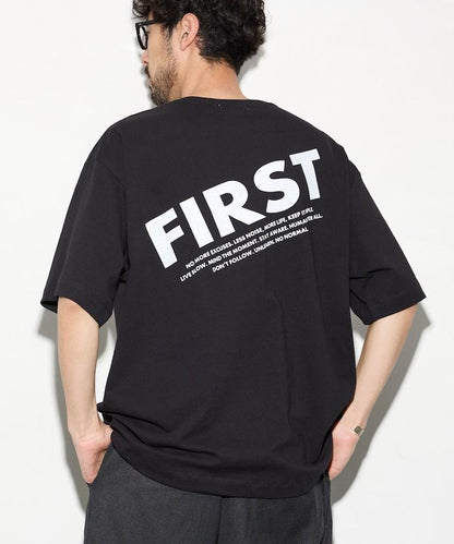 PRINT FRESH FIRST 6盎司 前LOGO印花 後背印花 圓領T恤