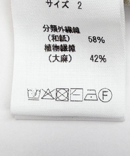 MITTAN 和紙大麻本赭染 輕薄質感外套