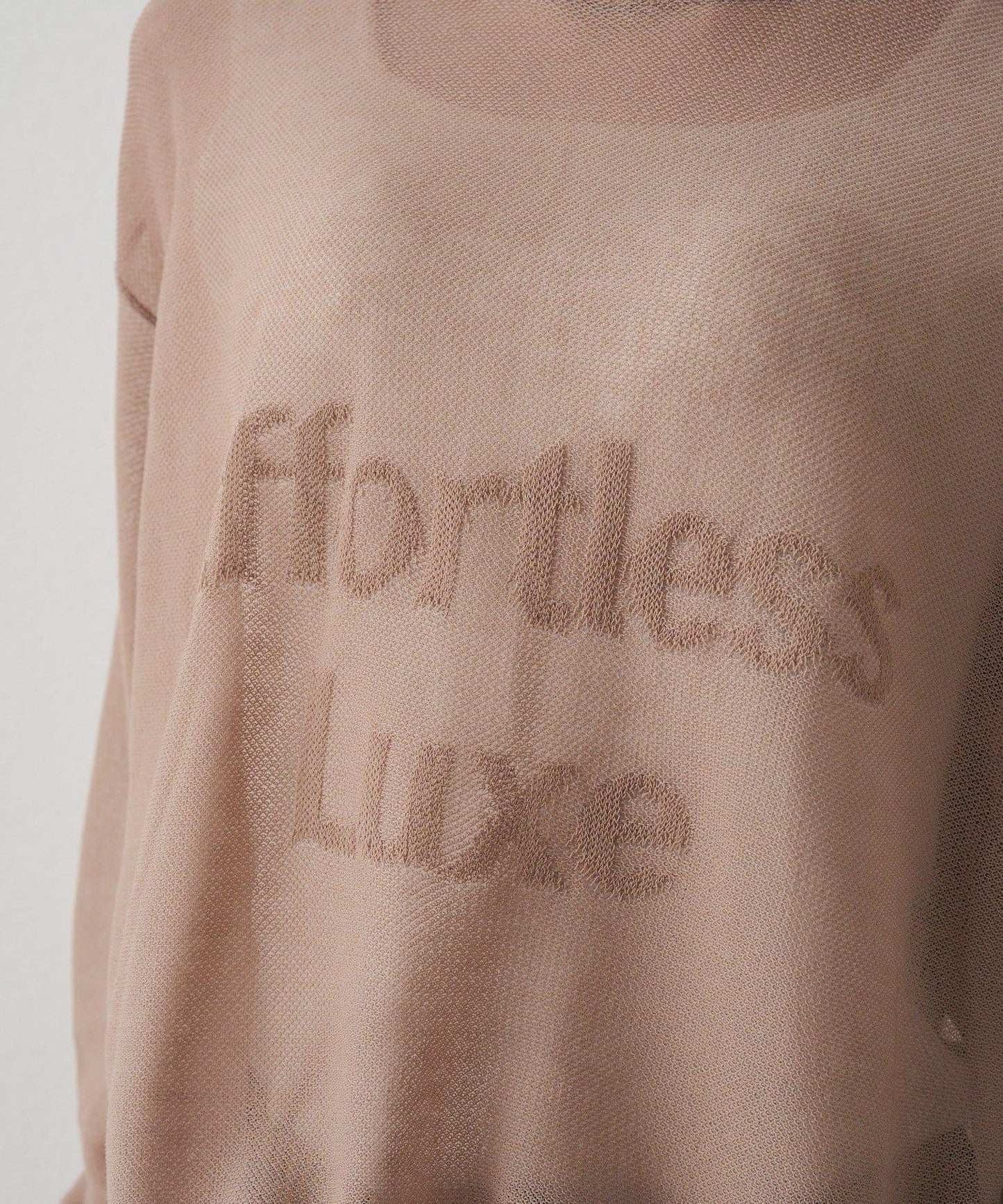 鏤空logo提花 2WAY針織套頭衫