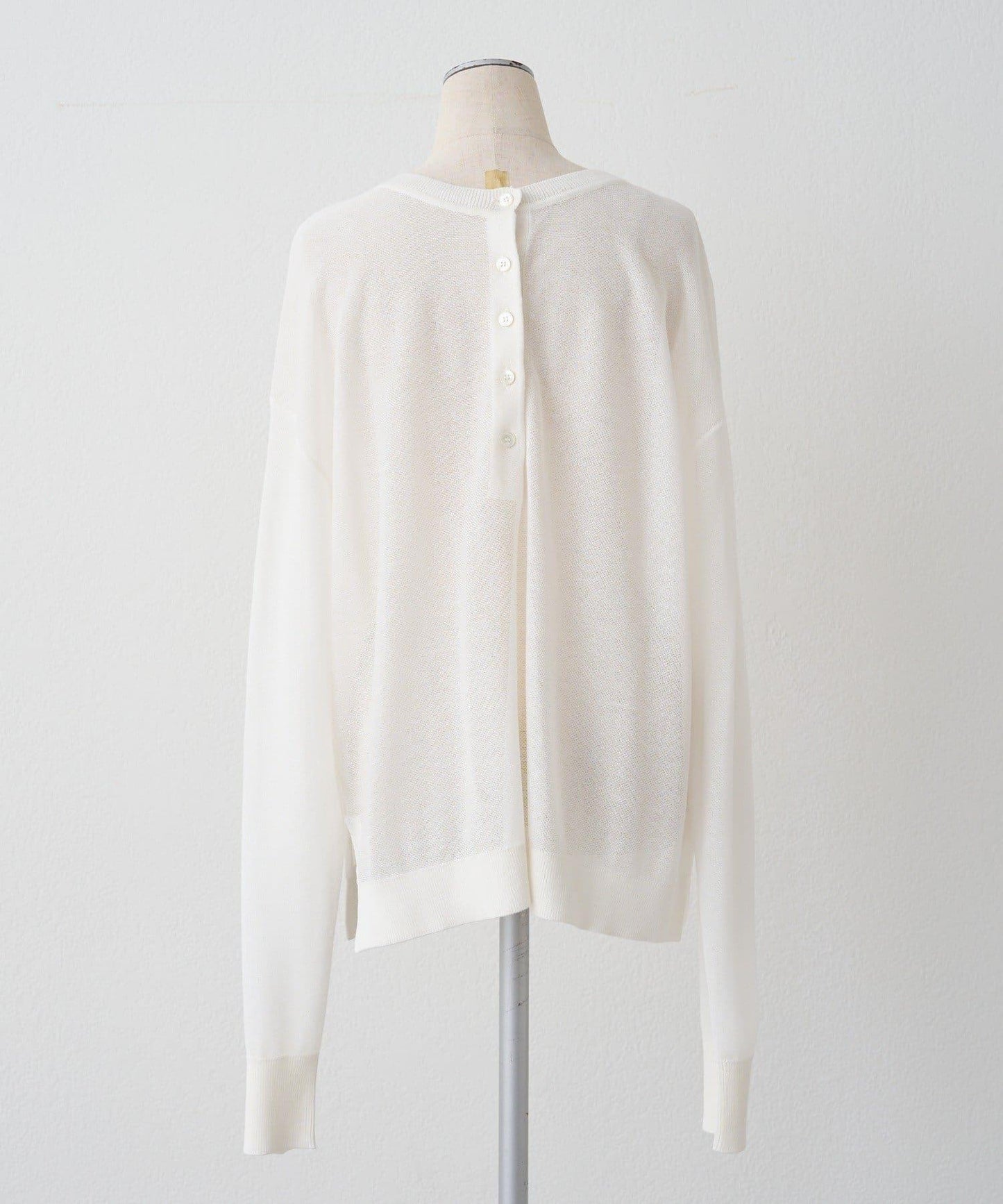 鏤空logo提花 2WAY針織套頭衫