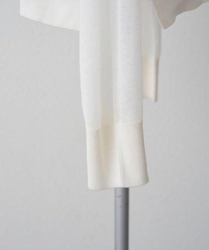 鏤空logo提花 2WAY針織套頭衫