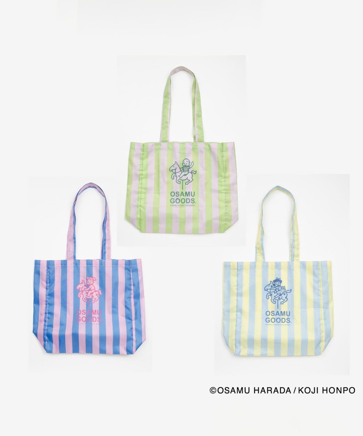OSAMU STRIPE 購物托特包