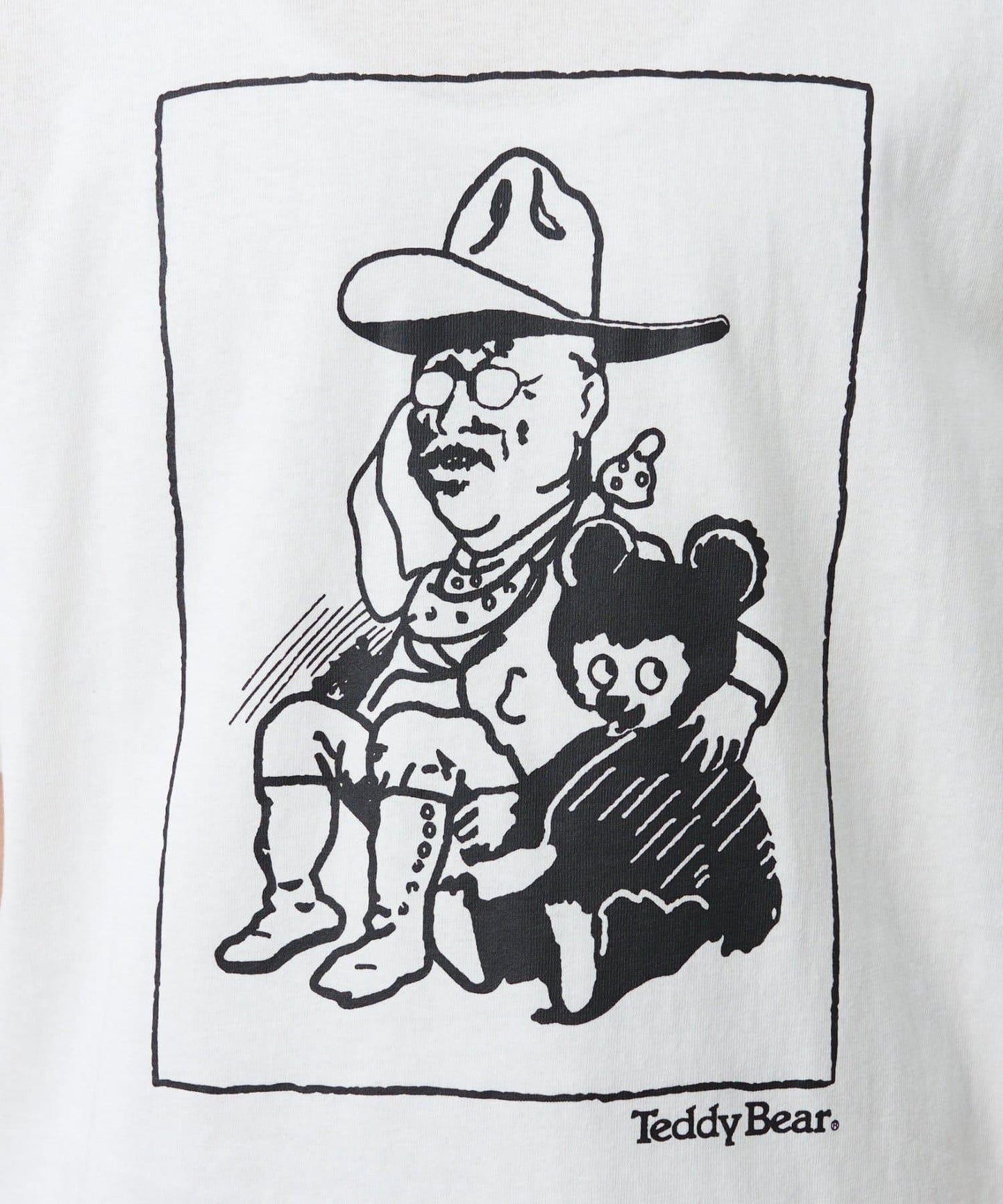 泰迪熊羅斯福圖案 T恤