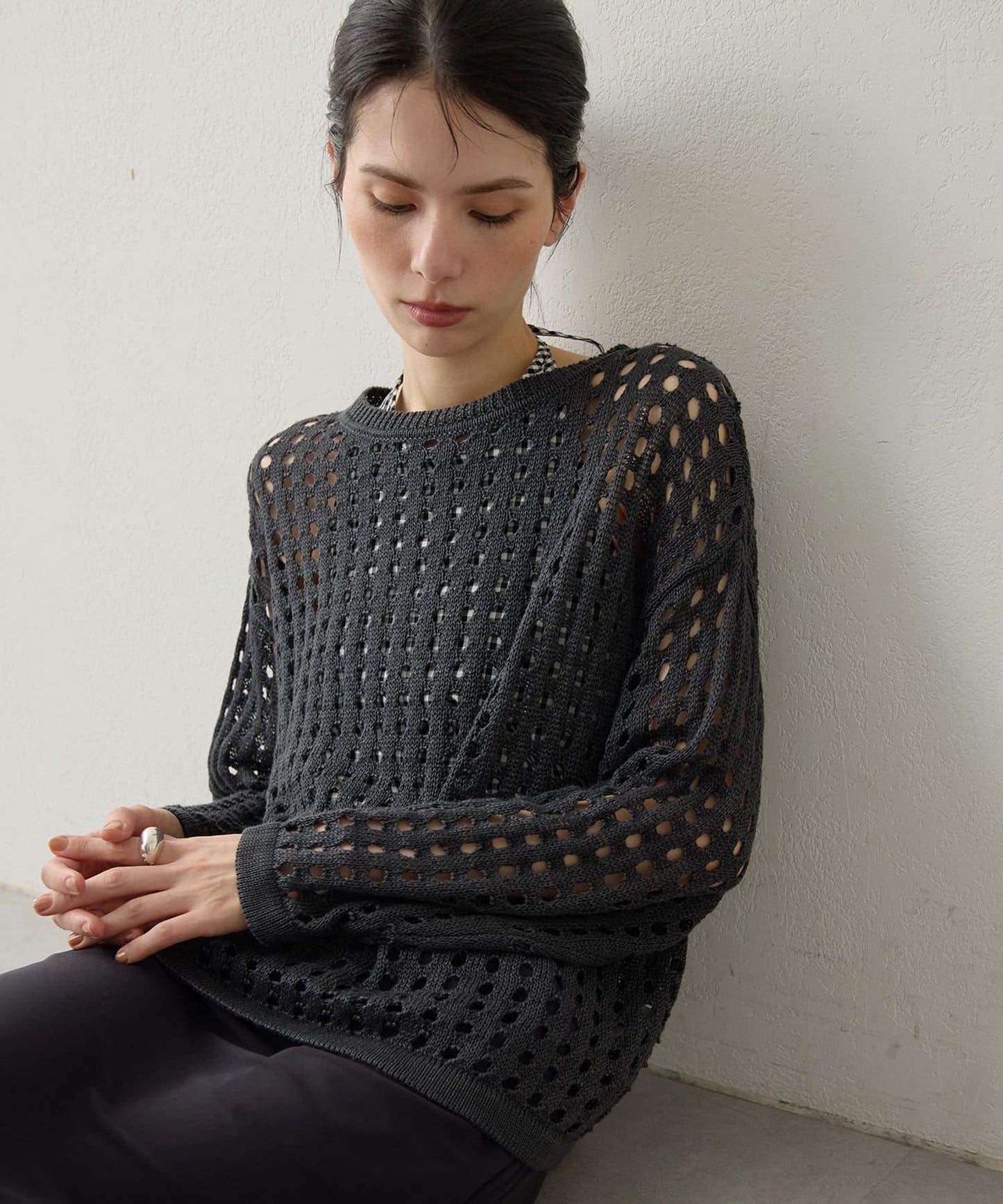 Drawing Numbers 鏤空針織上衣