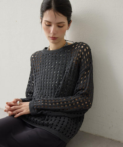Drawing Numbers 鏤空針織上衣