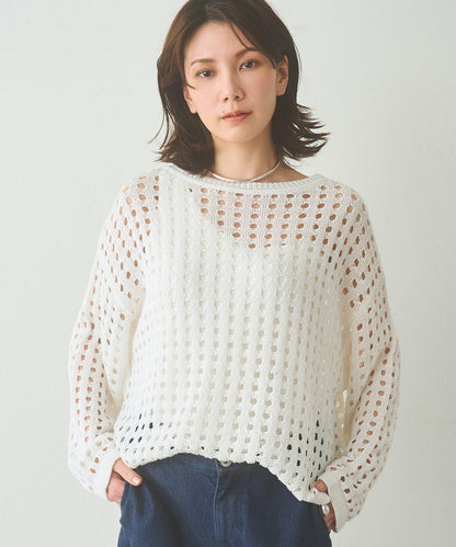 Drawing Numbers 鏤空針織上衣