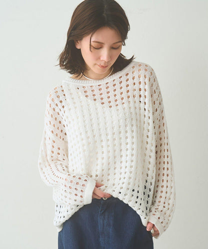 Drawing Numbers 鏤空針織上衣