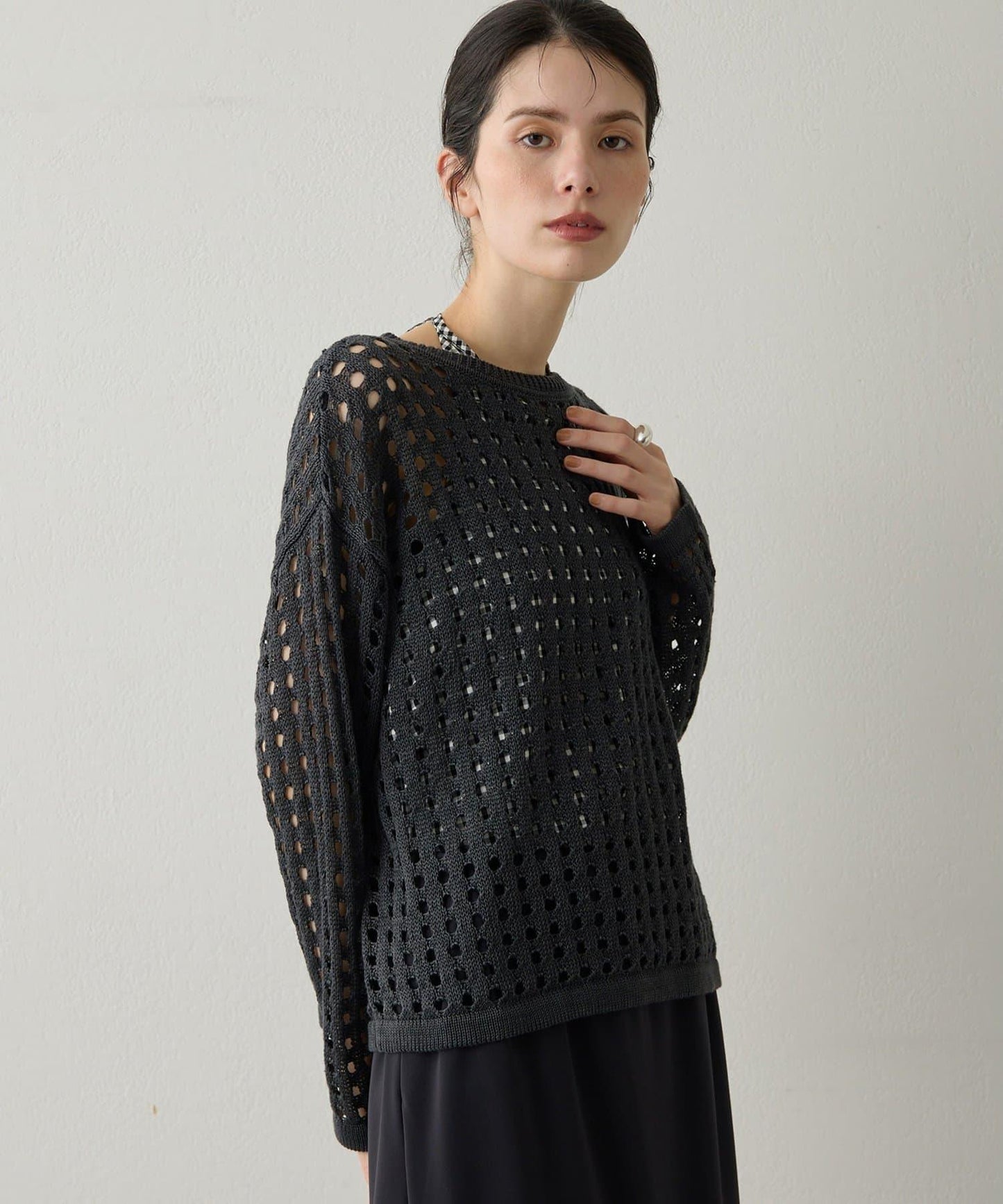 Drawing Numbers 鏤空針織上衣