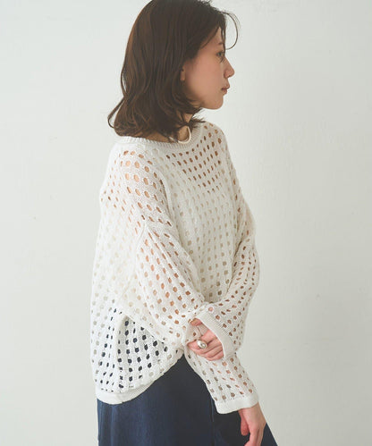 Drawing Numbers 鏤空針織上衣