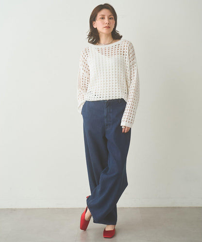 Drawing Numbers 鏤空針織上衣