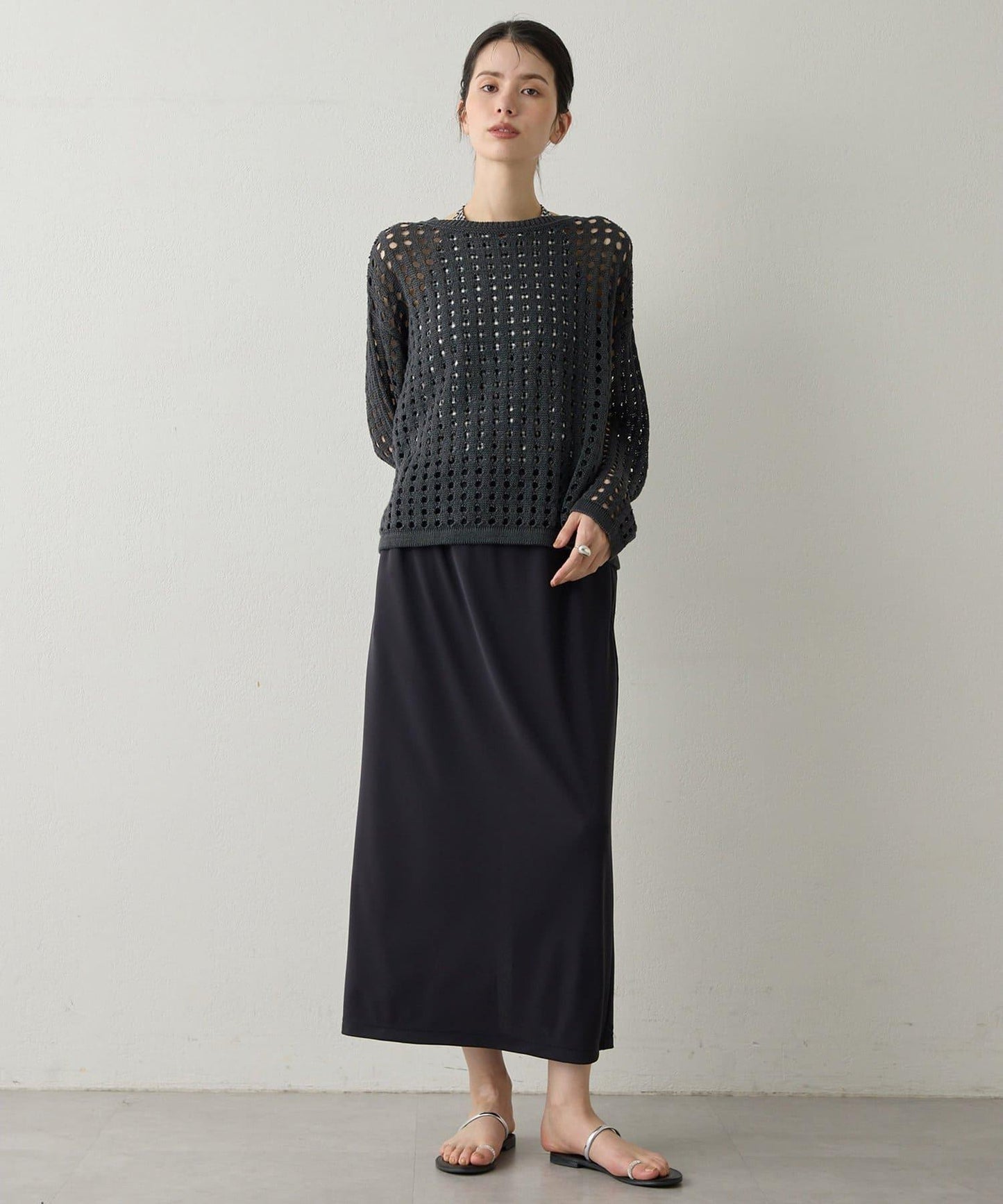 Drawing Numbers 鏤空針織上衣