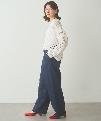 Drawing Numbers 鏤空針織上衣